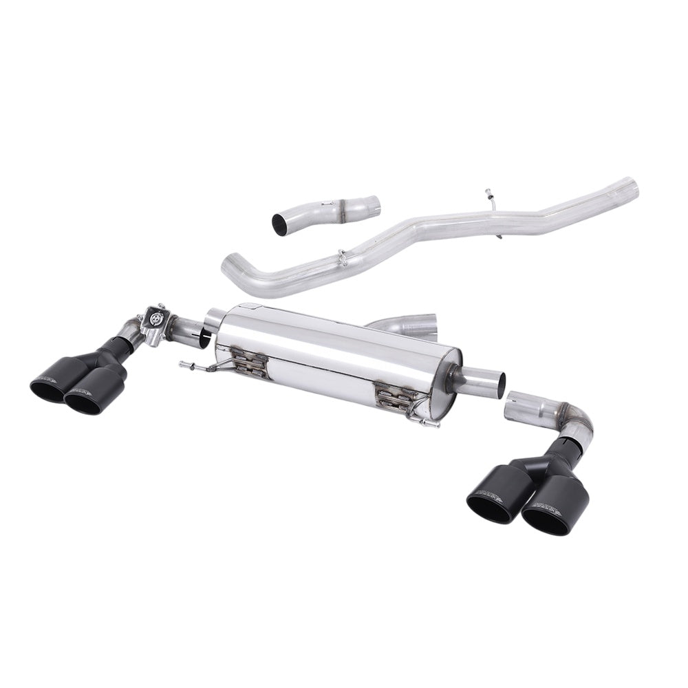 Milltek Cat Back Exhaust Audi S1 2.0 TFSi Quattro 14-18-Exhaust System-carbonizeduk