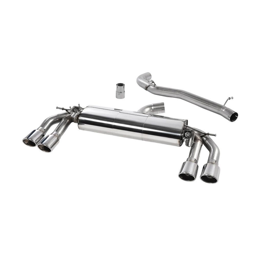 Milltek Cat Back Exhaust Audi TT Mk3 TTS 2.0 TFSi Quattro (Non-OPF/GPF Models) 15-18-Exhaust System-carbonizeduk