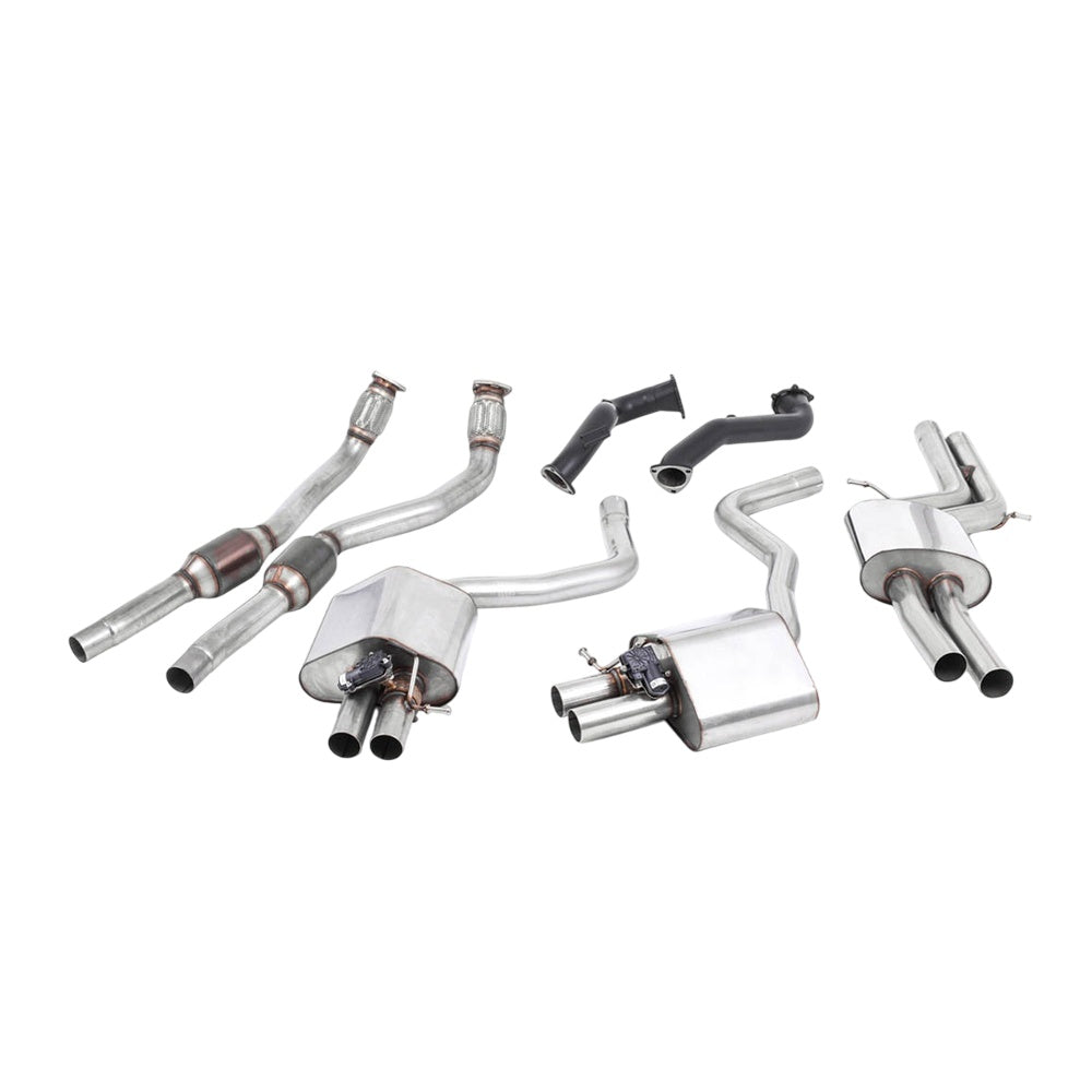 Milltek Full System Exhaust Audi RS6 C7 4.0 TFSi biturbo Quattro inc Performance Edition 13-18-Exhaust System-carbonizeduk
