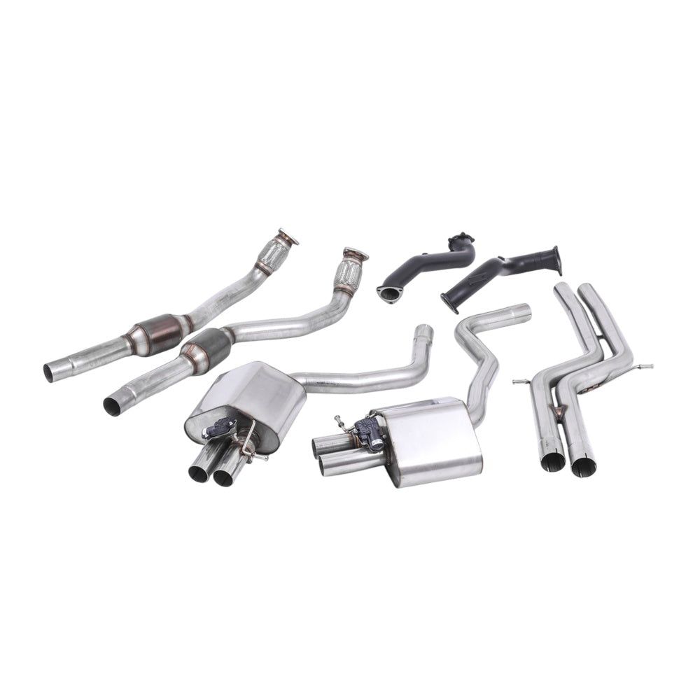 Milltek Full System Exhaust Audi RS6 C7 4.0 TFSi biturbo Quattro inc Performance Edition 13-18-Exhaust System-carbonizeduk