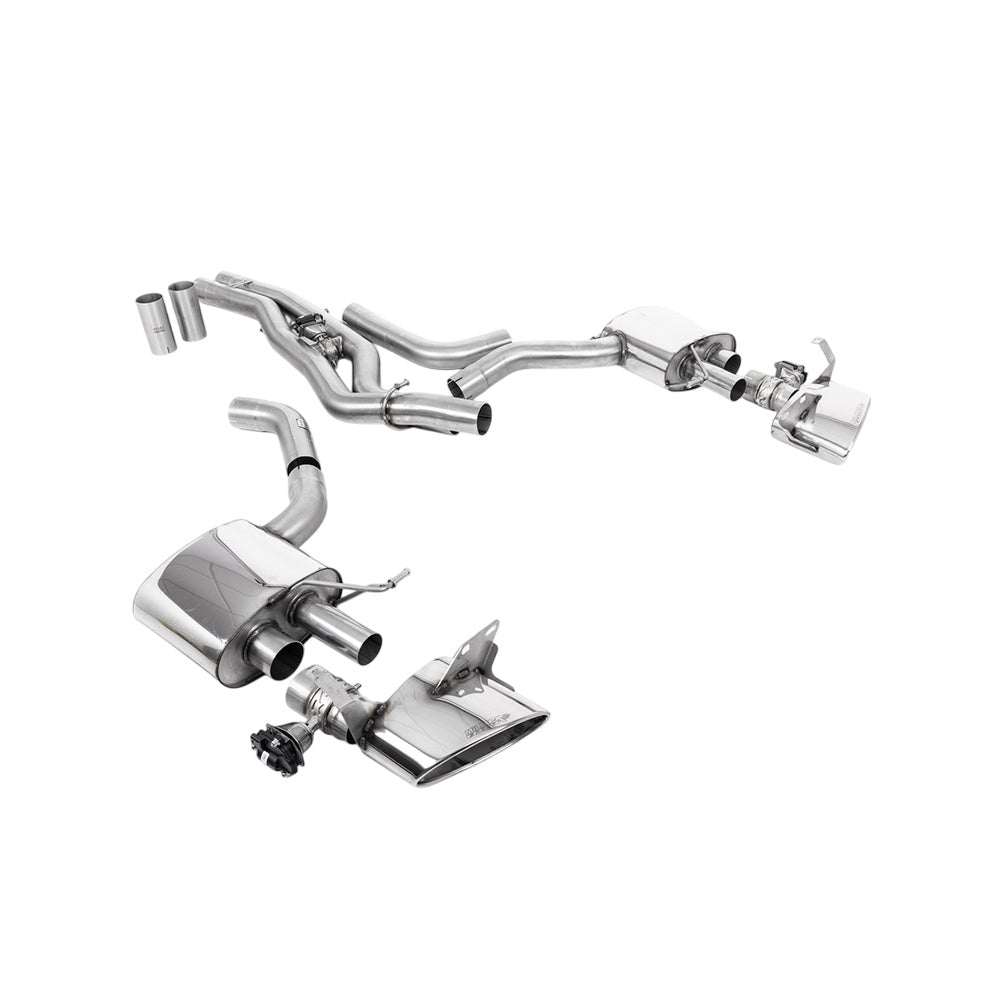 Milltek Front Pipe-back Exhaust Audi RS7 C8 4.0 V8 Bi-Turbo (OPF/GPF Models) 19-25-Exhaust System-carbonizeduk