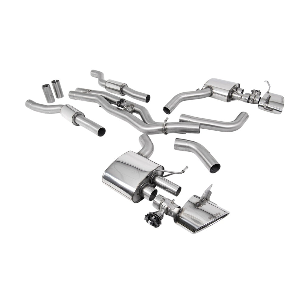 Milltek Cat Back Exhaust Audi RS7 C8 4.0 V8 Bi-Turbo (Non OPF/GPF US/ROW Models) 19-25-Exhaust System-carbonizeduk