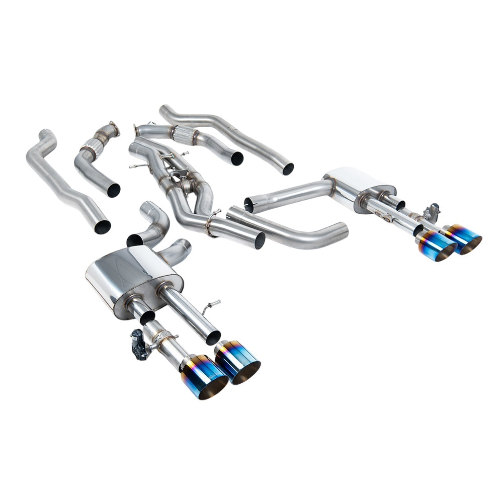 Milltek Particulate Filter-back Exhaust Audi S8 D5 4.0 TFSi V8 Saloon / Sedan (OPF/GPF UK/Euro Models) 20-25-Exhaust System-carbonizeduk