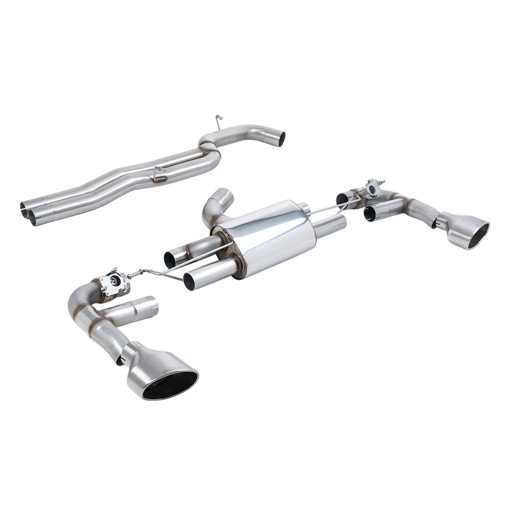 Milltek Cat Back Exhaust Audi RS3 Sportback 400PS (8V MQB Facelift Only) Non-OPF/GPF Models 17-18-Exhaust System-carbonizeduk