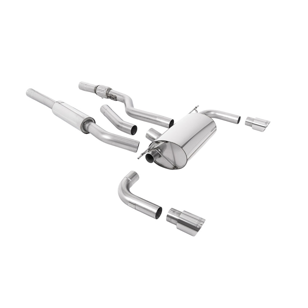 Milltek Cat Back Exhaust BMW 4 Series F32 428i Coupe (Automatic Gearbox, without Tow Bar, None xDrive and N20 Engine Only) 14-16-Exhaust System-carbonizeduk