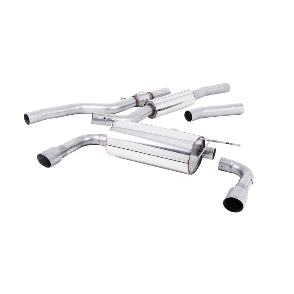 Milltek Cat Back Exhaust BMW 4 Series F32 428i Coupe (Automatic Gearbox, without Tow Bar, None xDrive and N20 Engine Only) 14-16-Exhaust System-carbonizeduk