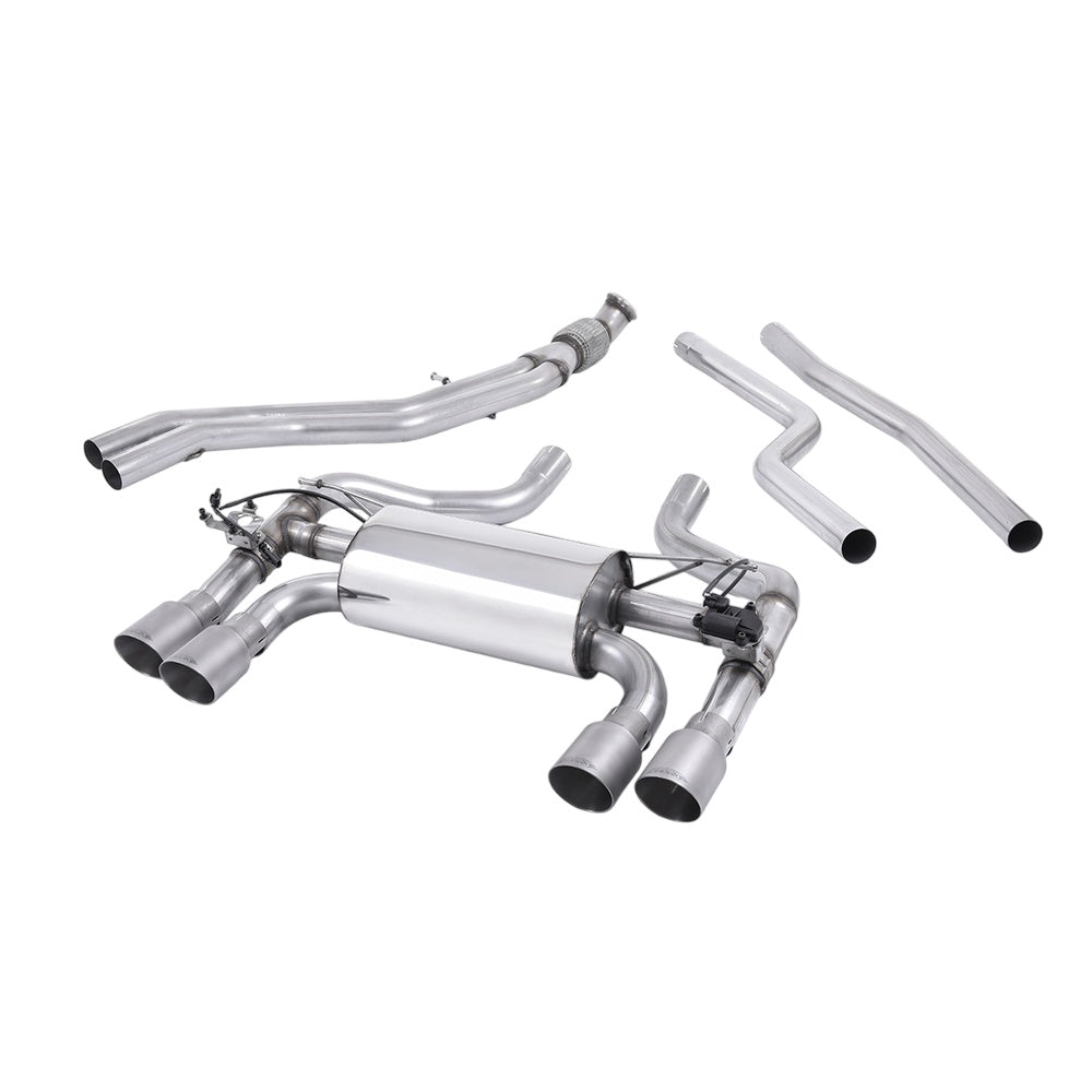 Milltek Cat Back Exhaust BMW 2 Series M2 Coupe (F87) 16-18-Exhaust System-carbonizeduk