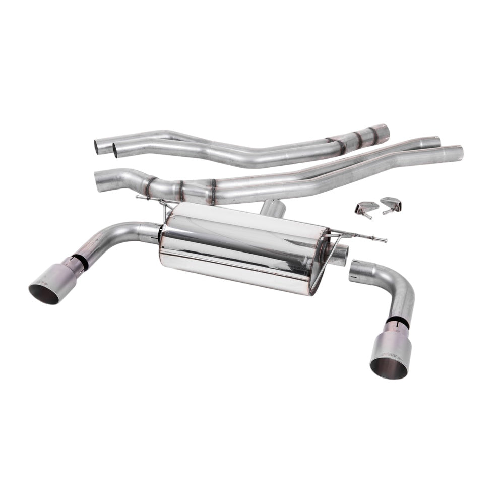 Milltek Cat Back Exhaust BMW 2 Series M240i Coupe (F22 LCI‚ Non-OPF and None xDrive) 15-18-Exhaust System-carbonizeduk