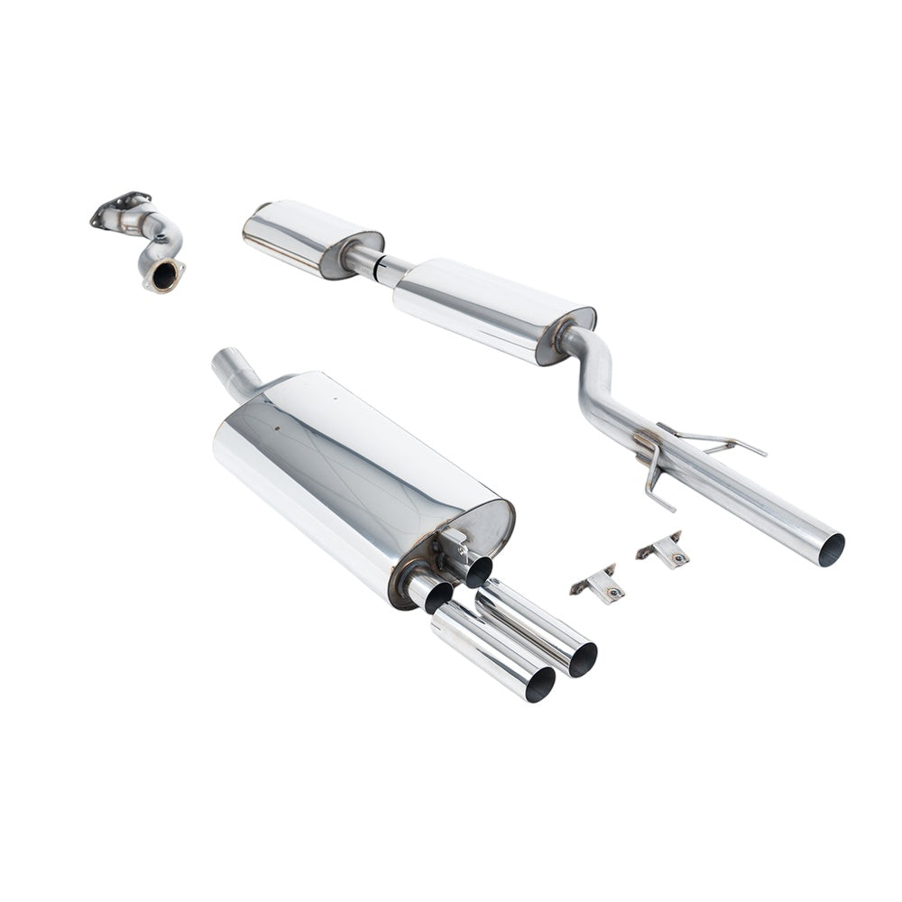 Milltek Full System (including Cat Replacement Pipe) Exhaust BMW 3 Series E30 M3 87-92-Exhaust System-carbonizeduk