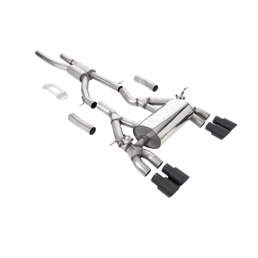 Milltek Cat Back Exhaust BMW 3 Series F80 M3, M3 Competition and M3 CS Saloon (OPF/GPF Models Only) 19-20-Exhaust System-carbonizeduk