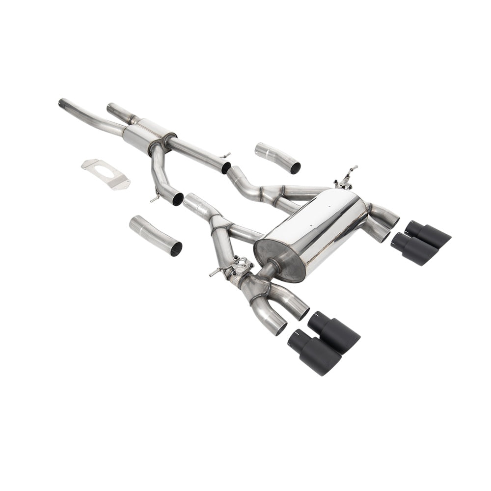 Milltek Cat Back Exhaust BMW 3 Series F80 M3, M3 Competition and M3 CS Saloon (OPF/GPF Models Only) 19-20-Exhaust System-carbonizeduk