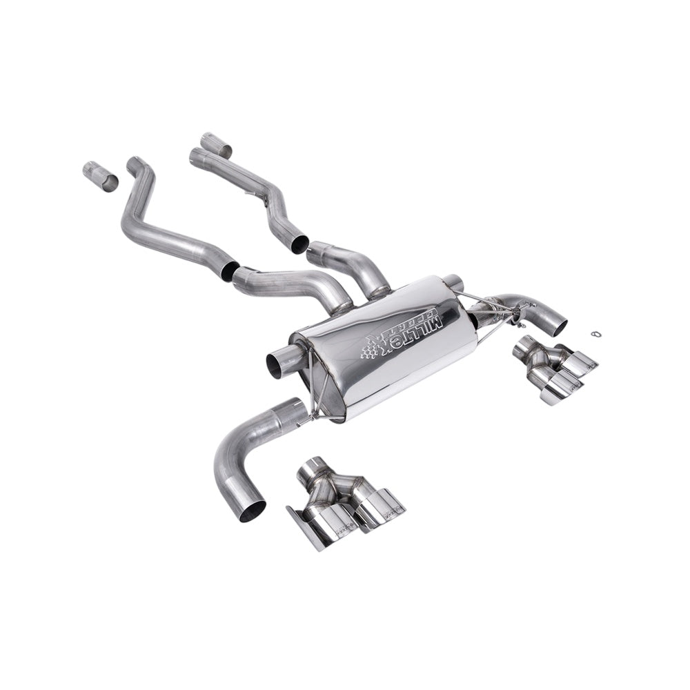 Milltek Axle Back Exhaust BMW 3 Series G20 M340i Sedan inc xDrive (North American / ROW Models Only) 21-25-Exhaust System-carbonizeduk