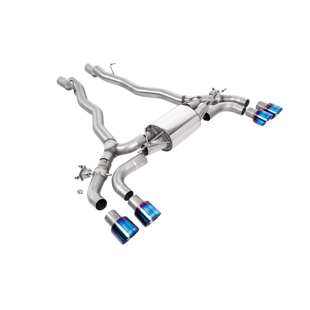 Milltek Front Pipe-back Exhaust BMW 5 Series M5 and M5 Competition 4.4 Twin Turbo F90 (North American / ROW Cars) 19-25-Exhaust System-carbonizeduk