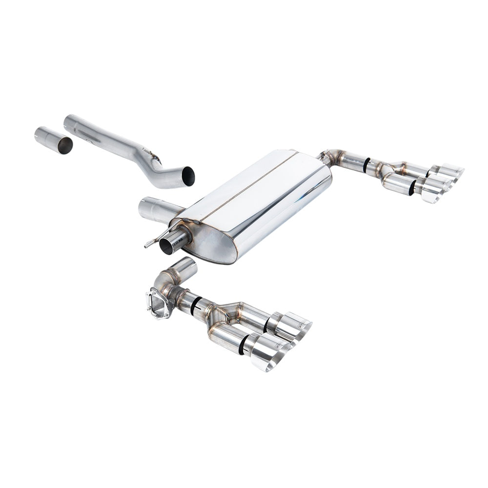 Milltek Particulate Filter-back Exhaust BMW 1 Series M135i xDrive 5-Door (F40 OPF/GPF Equipped) 19-25-Exhaust System-carbonizeduk