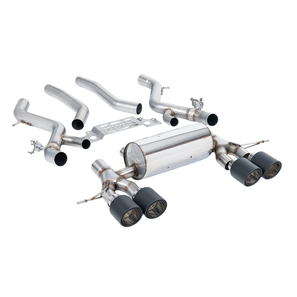 Milltek Particulate Filter-back Exhaust BMW 2 Series M2 Coupe (G87 S58 OPF/GPF Models) 23-25-Exhaust System-carbonizeduk