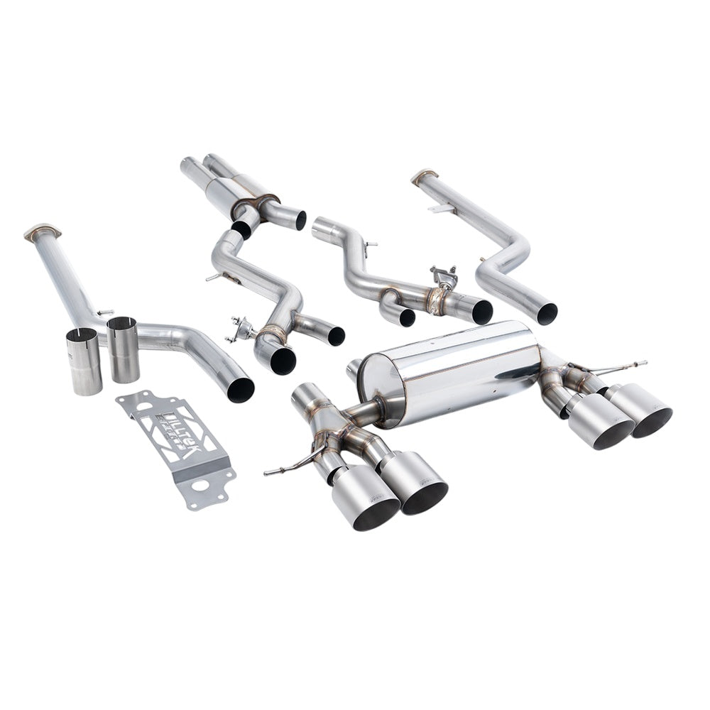 Milltek Cat Back Exhaust BMW 2 Series M2 Coupe (G87 S58 OPF/GPF Models) 23-25-Exhaust System-carbonizeduk