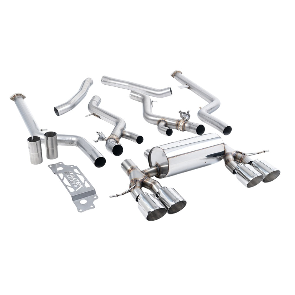 Milltek Cat Back Exhaust BMW 2 Series M2 Coupe (G87 S58 OPF/GPF Models) 23-25-Exhaust System-carbonizeduk