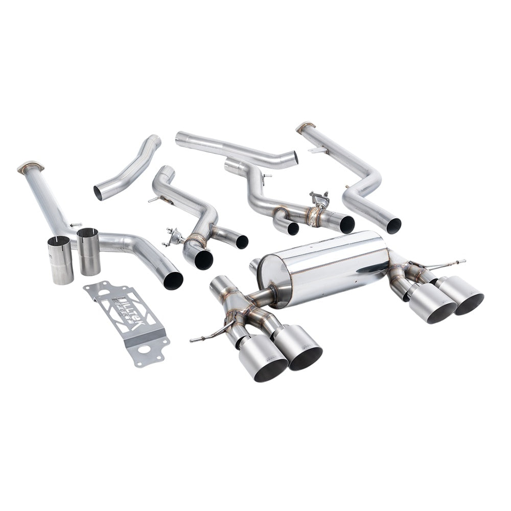 Milltek Cat Back Exhaust BMW 2 Series M2 Coupe (G87 S58 OPF/GPF Models) 23-25-Exhaust System-carbonizeduk