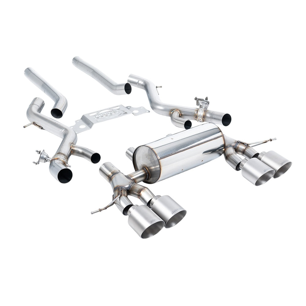 Milltek Secondary Cat Back Exhaust BMW 2 Series M2 Coupe (G87 S58 NAS Non-OPF/GPF Models) 23-25-Manifolds, Decats & Sports Cats-carbonizeduk