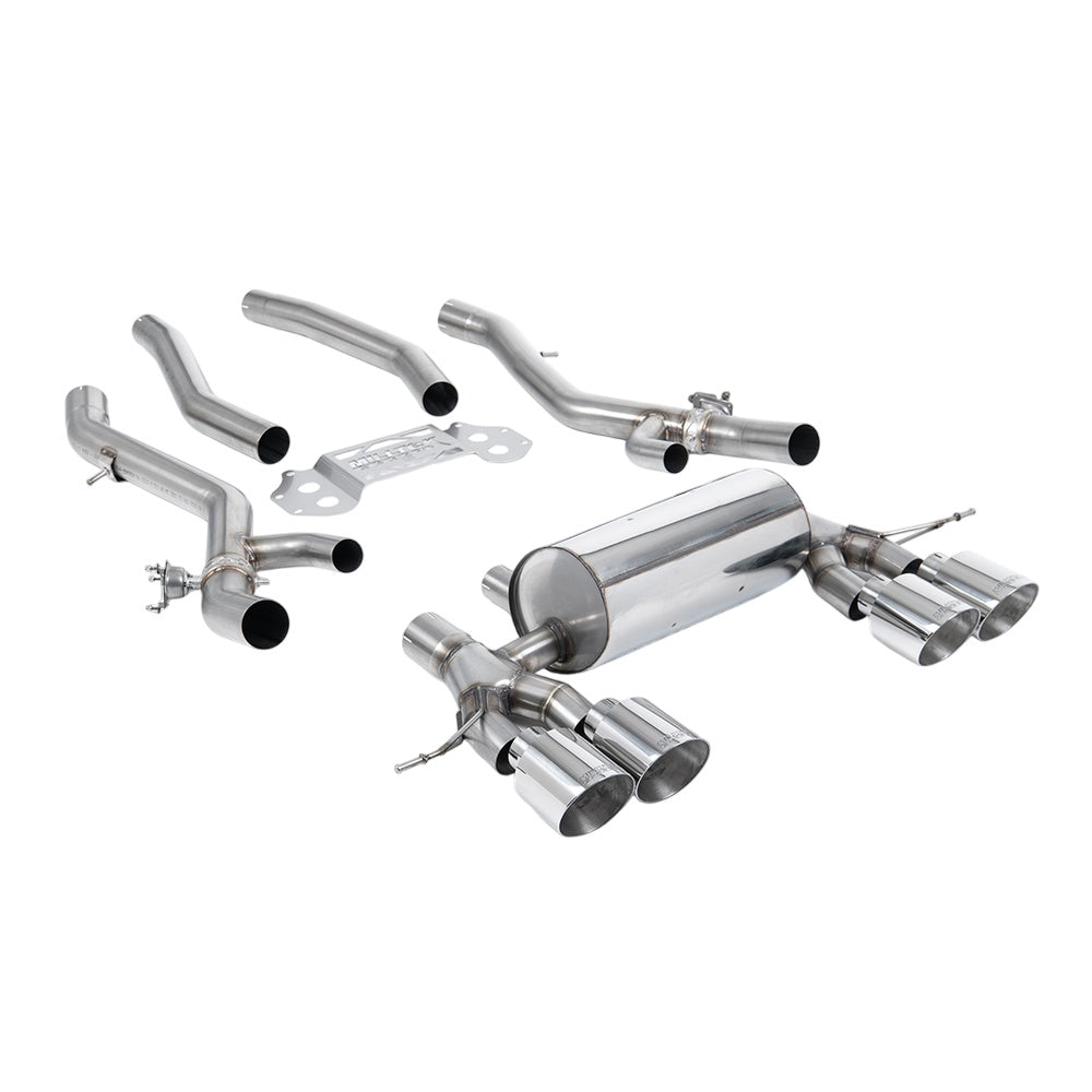 Milltek Secondary Cat Back Exhaust BMW 4 Series G82 M4 and M4 Competition S58 3.0 Turbo (North American / ROW Non-OPF/GPF Cars Only) 21-25-Manifolds, Decats & Sports Cats-carbonizeduk