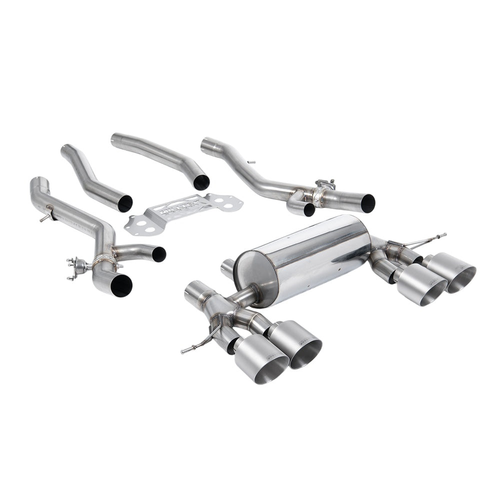 Milltek Secondary Cat Back Exhaust BMW 4 Series G82 M4 and M4 Competition S58 3.0 Turbo (North American / ROW Non-OPF/GPF Cars Only) 21-25-Manifolds, Decats & Sports Cats-carbonizeduk