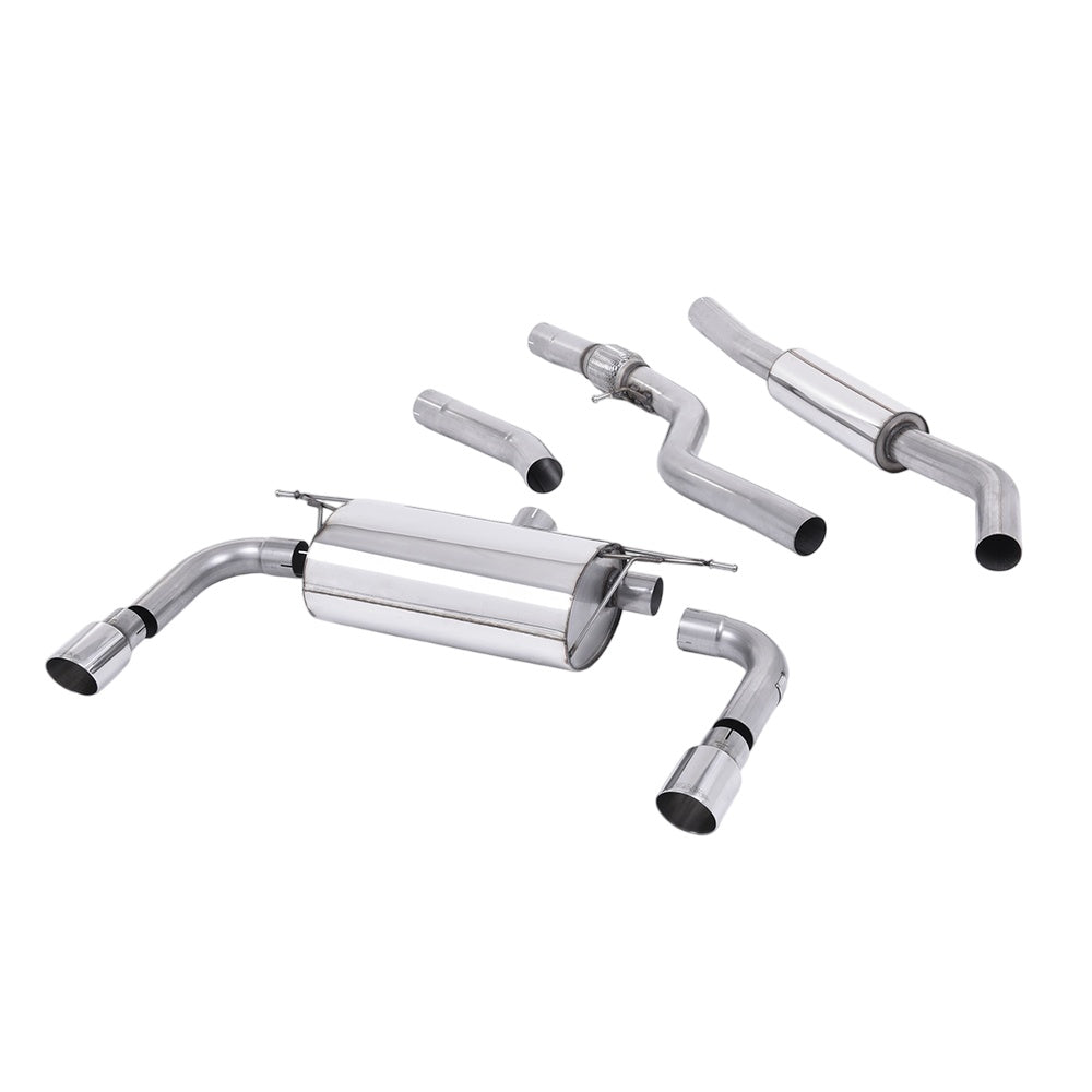 Milltek Cat Back Exhaust BMW 3 Series F30 328i M Sport Automatic (without Tow Bar, None xDrive and N20 Engine Only) 12-15-Exhaust System-carbonizeduk
