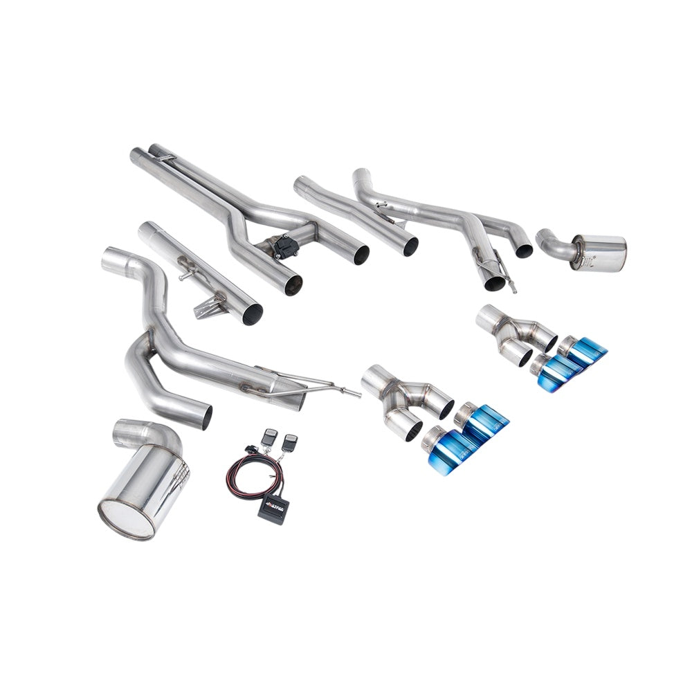 Milltek Front Pipe-back Exhaust Dodge / RAM Challenger SRT Hellcat (inc Redeye and Widebody Models) 15-22-Exhaust System-carbonizeduk