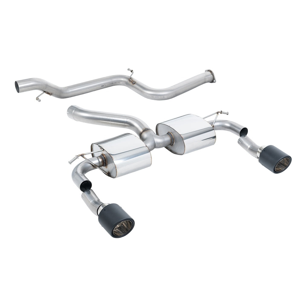 Milltek Cat Back Exhaust Ford Focus Mk2 RS 2.5T 305PS 09-10-Exhaust System-carbonizeduk