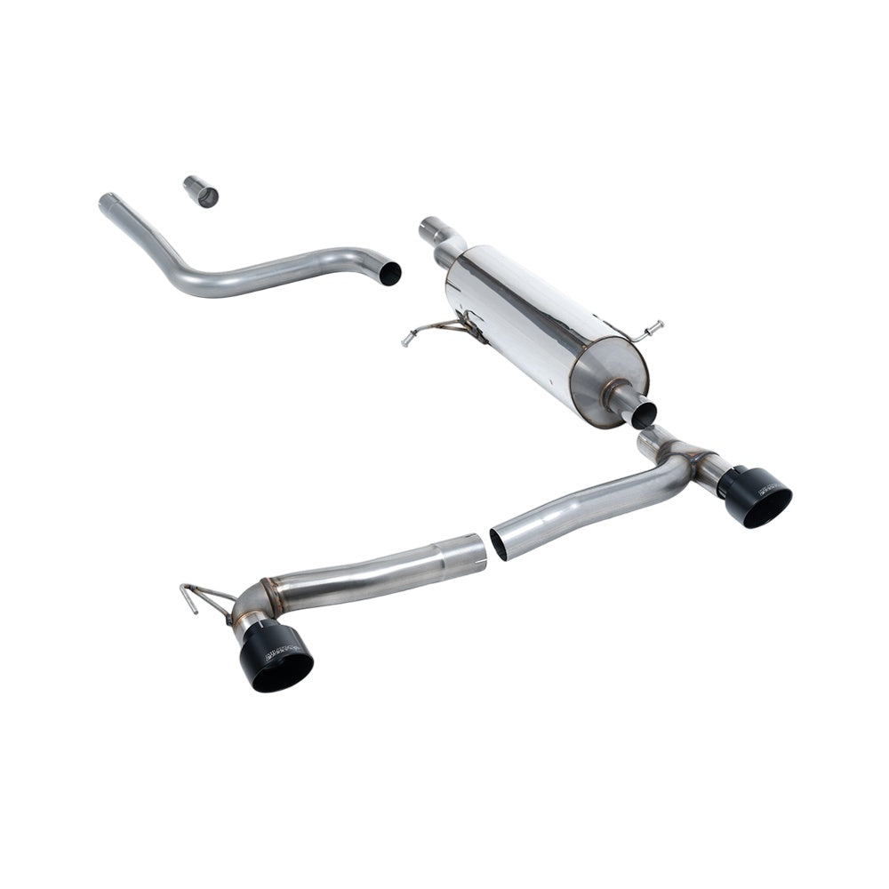 Milltek Particulate Filter-back Exhaust Ford Fiesta Mk8 1.0T EcoBoost ST-Line 3 and 5-Door (100ps and 125ps OPF/GPF Models Only) Maxton Dual Outlet Kits 19-25-Exhaust System-carbonizeduk
