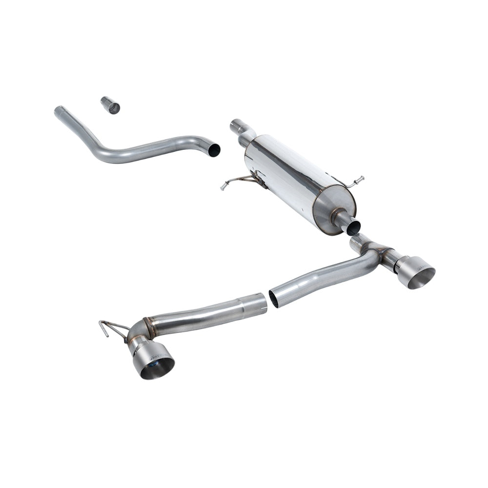 Milltek Particulate Filter-back Exhaust Ford Fiesta Mk8 1.0T EcoBoost ST-Line 3 and 5-Door (100ps and 125ps OPF/GPF Models Only) Maxton Dual Outlet Kits 19-25-Exhaust System-carbonizeduk