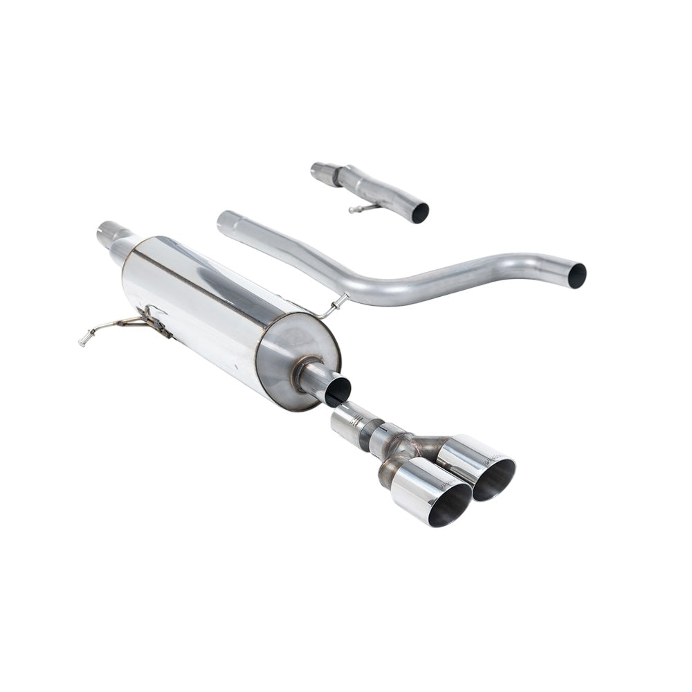 Milltek Particulate Filter-back Exhaust Ford Fiesta Mk8 1.0T EcoBoost ST-Line 3 and 5-Door (155ps Hybrid OPF/GPF Models Only 20-25-Exhaust System-carbonizeduk
