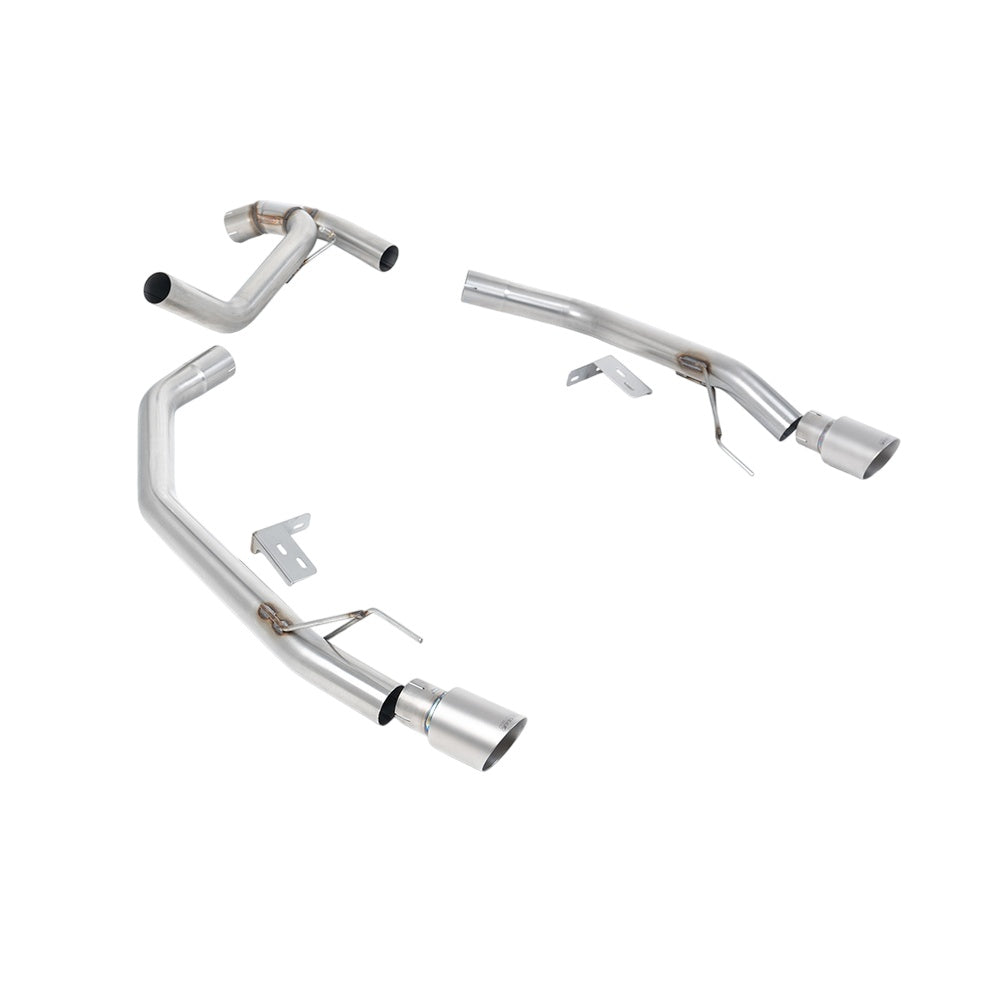 Milltek Axle Back Exhaust Ford Ranger 2.0TDCI 205PS Bi-Turbo Diesel 22-25-Exhaust System-carbonizeduk