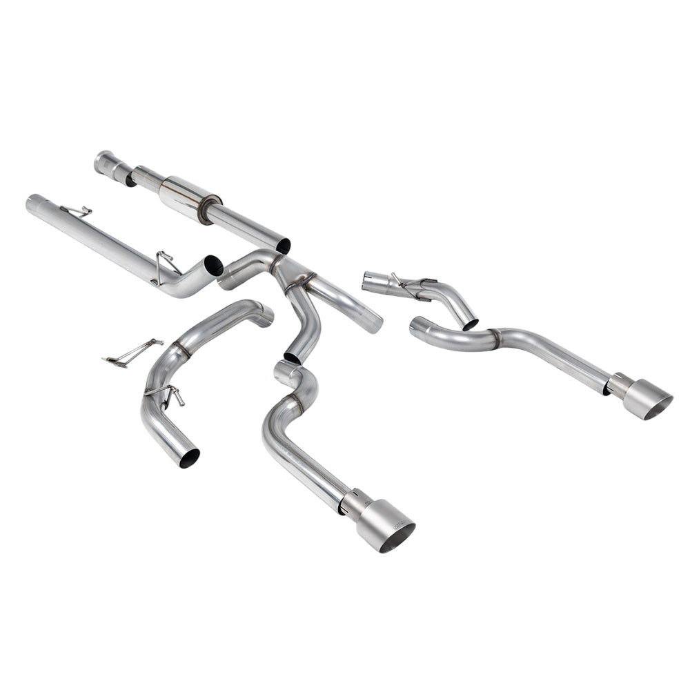 Milltek Cat Back Exhaust Ford F150 SuperCrew (5.5ft Bed) 5.0 V8 21-25-Exhaust System-carbonizeduk