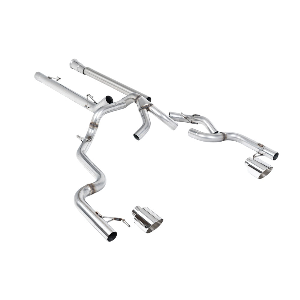 Milltek Cat Back Exhaust Ford F150 SuperCrew (5.5ft Bed) Tremor 3.5 V6 EcoBoost 21-25-Exhaust System-carbonizeduk