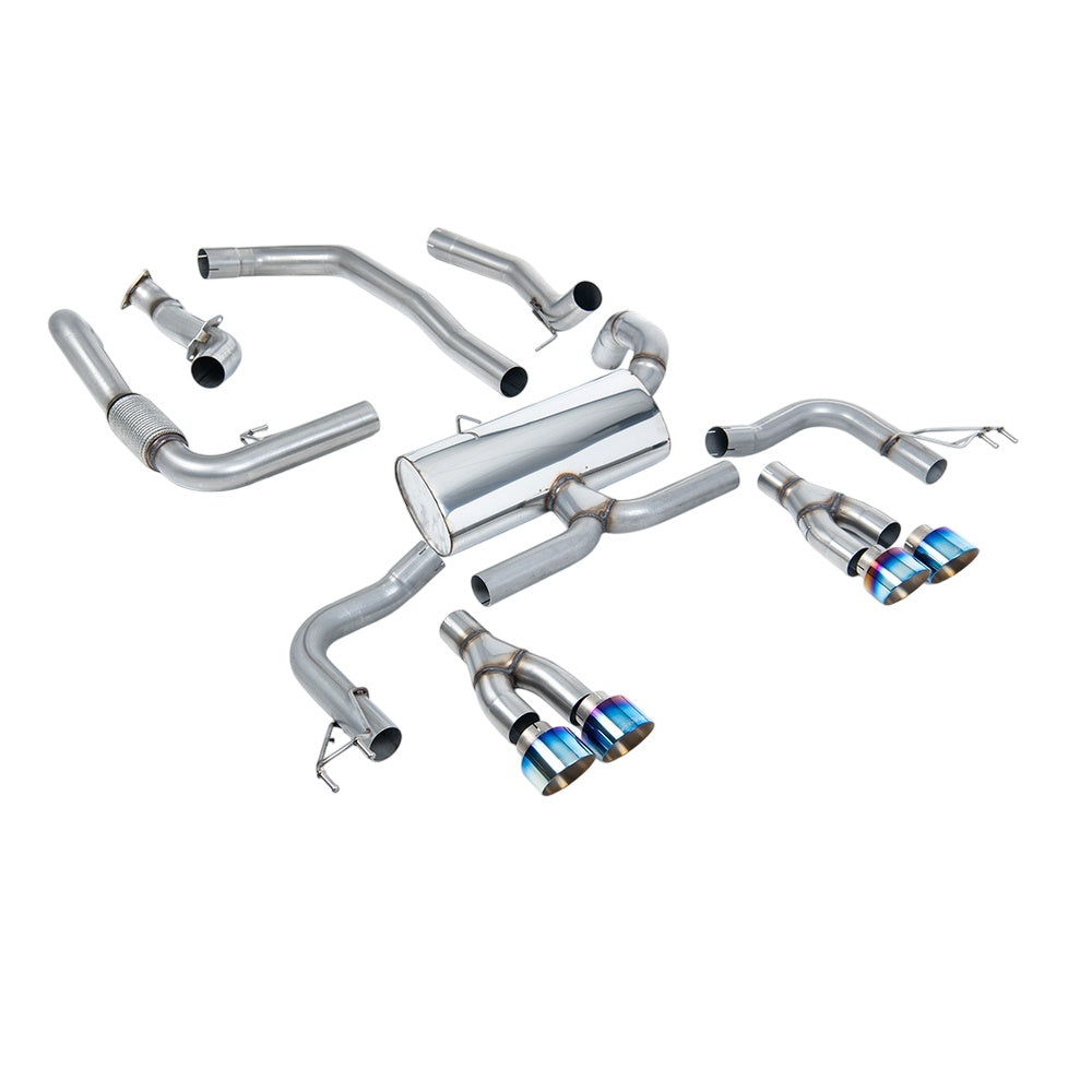 Milltek Cat Back Exhaust Honda / Acura Civic Type R FK2 Turbocharged 2.0 i-VTEC (LHD models only) 15-17-Exhaust System-carbonizeduk