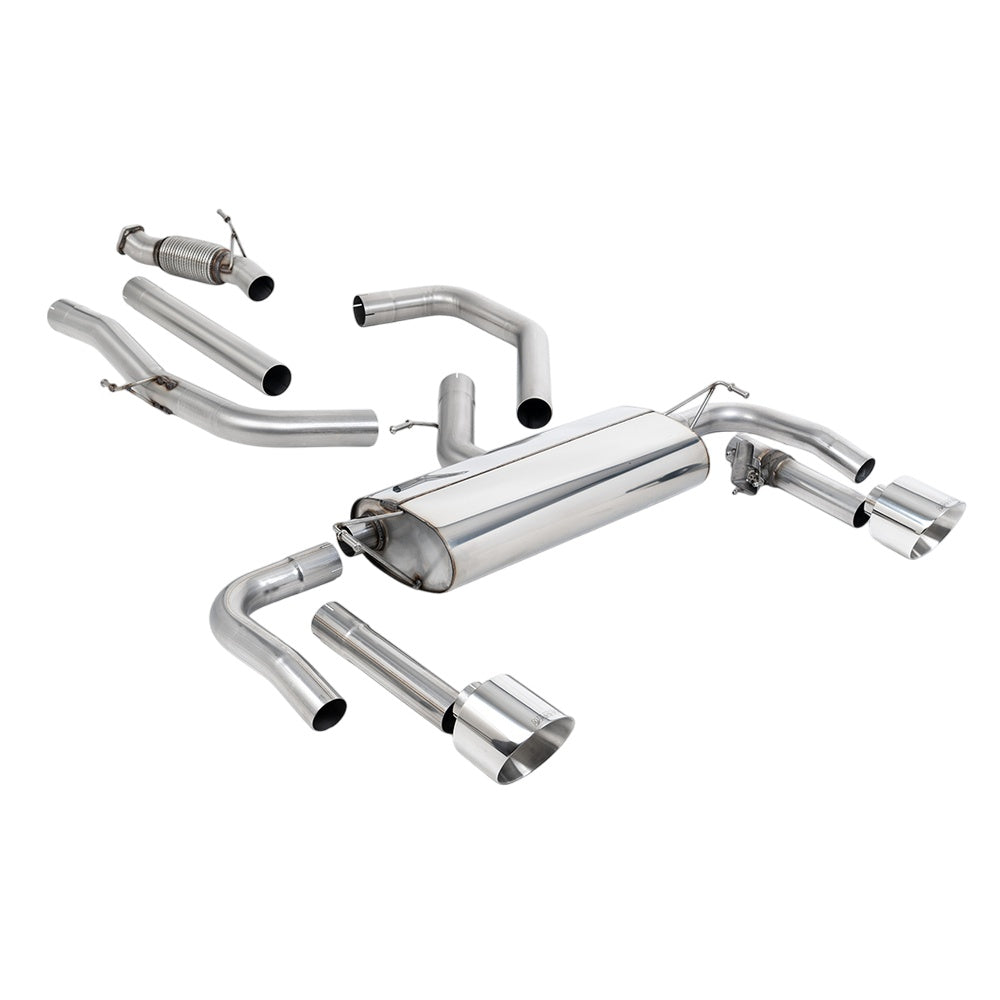 Milltek Cat Back Exhaust Hyundai / Kia Elantra N 2.0 Turbo 275hp (Non-OPF/GPF Models Only) 21-25-Exhaust System-carbonizeduk