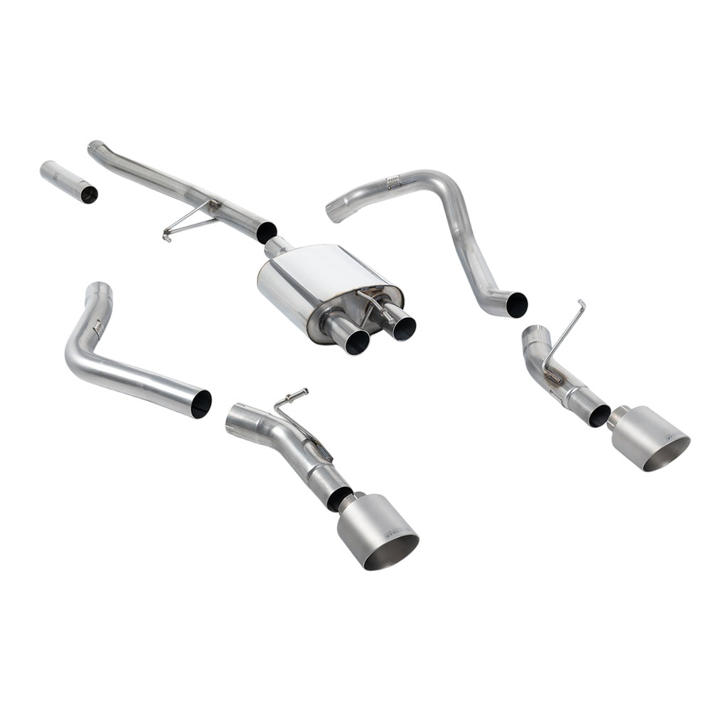 Milltek Cat Back Exhaust Jeep Gladiator (JT) 3.6 V6 20-25-Exhaust System-carbonizeduk
