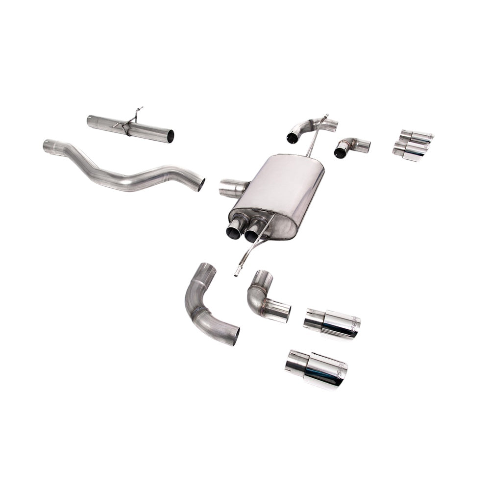 Milltek Particulate Filter-back Exhaust Land Rover Range Rover Defender 90 2.0 I4 P300 and P400e (OPF/GPF and Non-OPF/GPF Equipped Vehicle Compatible) 20-25-Exhaust System-carbonizeduk