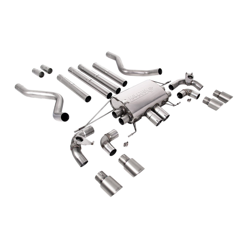 Milltek Cat Back Exhaust Land Rover Range Rover Defender 110 5.0 V8 525PS (NAS Non-OPF/GPF Vehicles Only) 21-25-Exhaust System-carbonizeduk