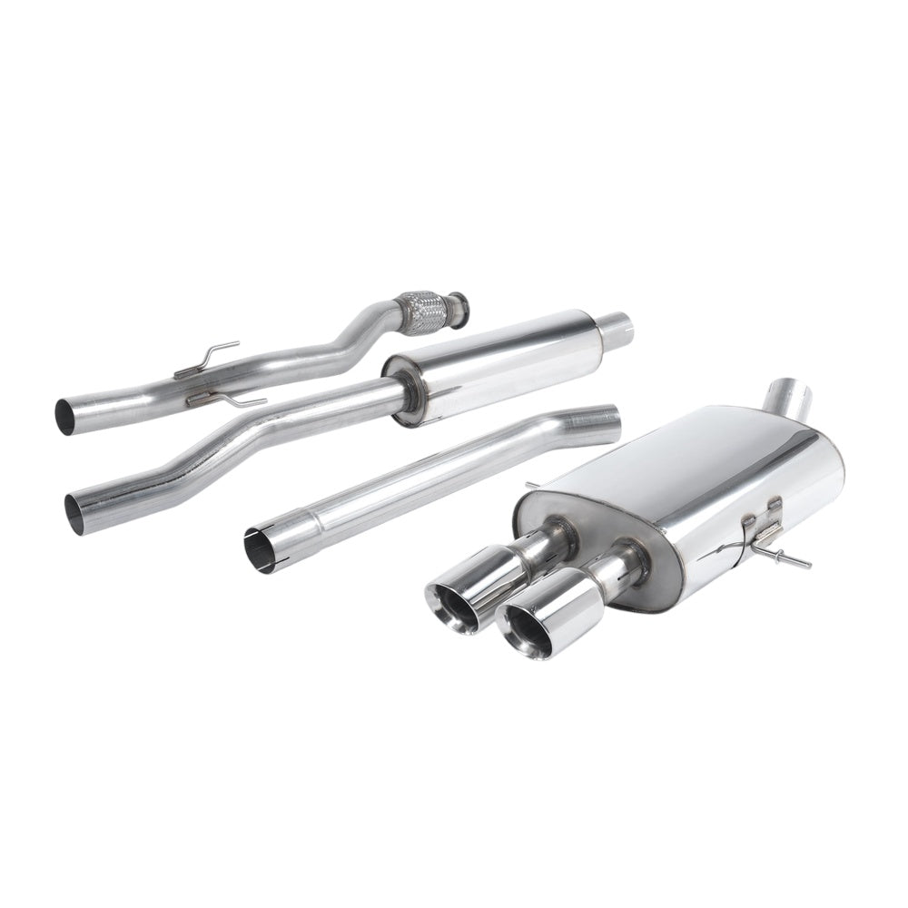 Milltek Cat Back Exhaust New Mini Mk2 (R56) Cooper S 1.6i Turbo 06-14-Exhaust System-carbonizeduk