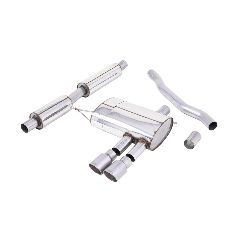 Milltek Cat Back Exhaust New Mini Mk3 (F56) Mini Cooper S 2.0 Turbo (UK and European models and Pre-LCI Only) 14-18-Exhaust System-carbonizeduk