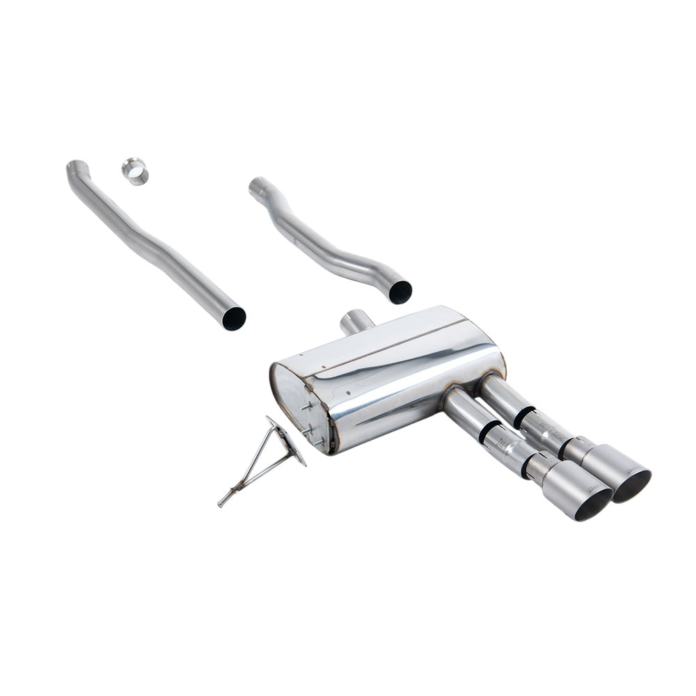 Milltek Cat Back Exhaust New Mini Mk3 (F55) Mini Cooper S 2.0 Turbo 5-Door Hatch (ROW/NA Models) 14-25-Exhaust System-carbonizeduk