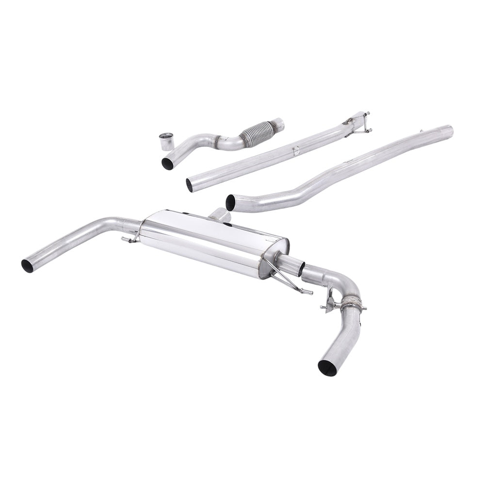 Milltek Cat Back Exhaust Mercedes CLA-Class CLA45 AMG 2.0 Turbo 13-18-Exhaust System-carbonizeduk