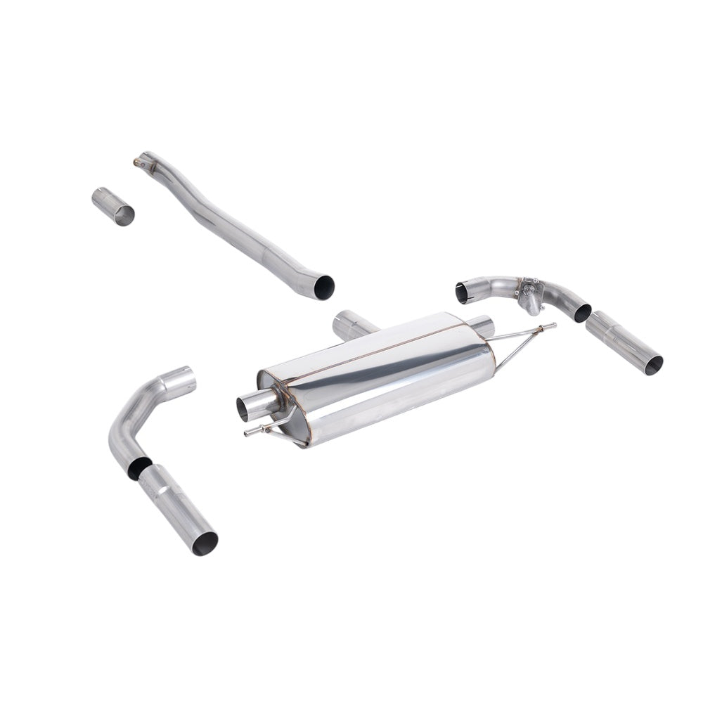 Milltek Cat Back Exhaust Mercedes A-Class A35 AMG 2.0 Turbo (Saloon / Sedan Only OPF/GPF Models) 19-25-Exhaust System-carbonizeduk