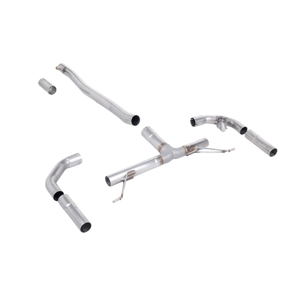 Milltek Cat Back Exhaust Mercedes A-Class A35 AMG 2.0 Turbo (Saloon / Sedan Only OPF/GPF Models) 19-25-Exhaust System-carbonizeduk