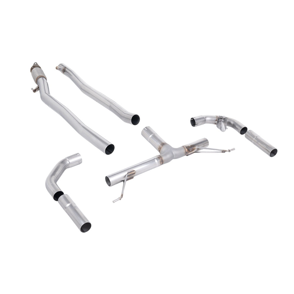Milltek Cat Back Exhaust Mercedes CLA-Class CLA35 AMG 2.0 Turbo Coupe and Shooting Brake (Non-OPF/GPF Models) 19-25-Exhaust System-carbonizeduk