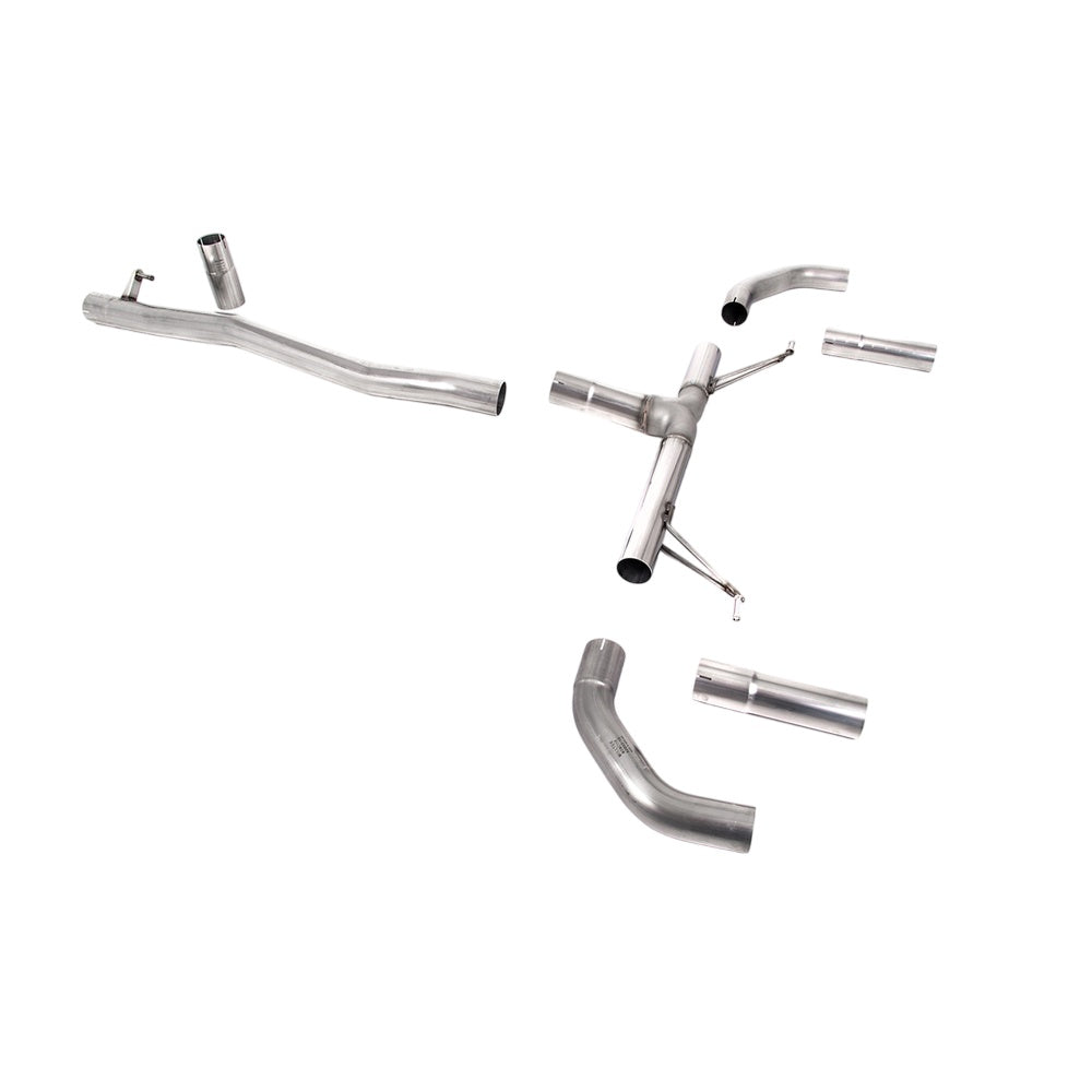 Milltek Cat Back Exhaust Mercedes CLA-Class CLA35 AMG 2.0 Turbo Coupe and Shooting Brake (OPF/GPF Models) 19-25-Exhaust System-carbonizeduk