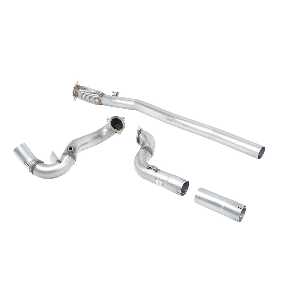 Milltek Large-bore Downpipe and De-cat Exhaust Mercedes A-Class A35 AMG 2.0 Turbo (W177 Hatch Only OPF/GPF Models) 19-25-Manifolds, Decats & Sports Cats-carbonizeduk