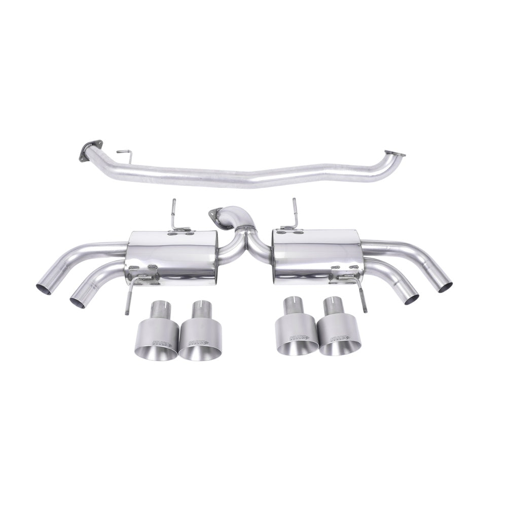 Milltek Secondary Cat Back Exhaust Nissan GT-R R35 09-15-Manifolds, Decats & Sports Cats-carbonizeduk