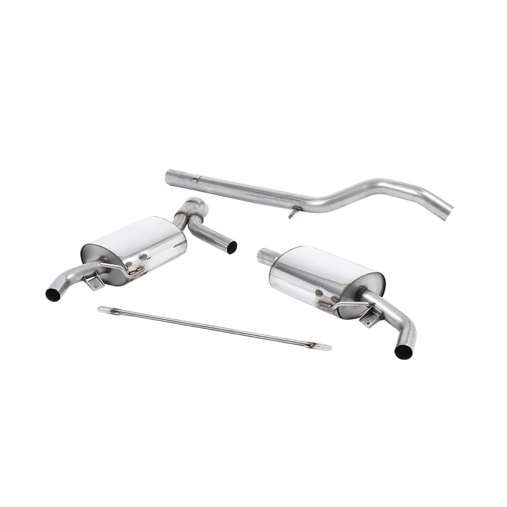 Milltek Cat Back Exhaust Renault / Alpine Clio 200 (inc. Cup) 09-12-Exhaust System-carbonizeduk